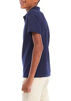 Boys 8-20 Short Sleeve Solid Polo Shirt