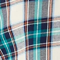 Boys 8-20 Long Sleeve Woven Brushed Twill Tartan Plaid Shirt