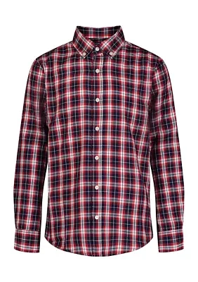 Boys - Woven Brushed Twill Button Down Shirt