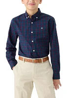 Boys 8-20 Poplin Plaid Shirt