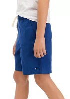 Boys 8-20 Twill Deck Shorts