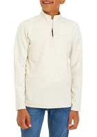 Boys 8-20 Heather 1/4 Zip Sweater