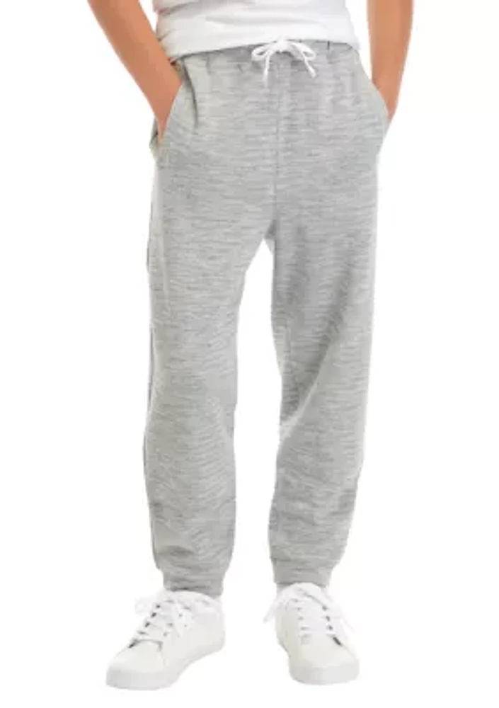 Boys 8-20 Heather Herringbone Jogger Pants