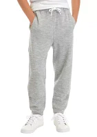 Boys 8-20 Heather Herringbone Jogger Pants