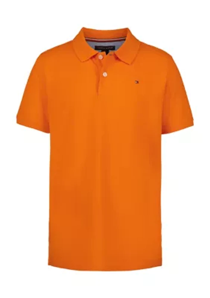 Boys 8-20 Solid Stretch Ivy Polo Shirt