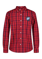 Boys 8-20 Plaid Button Down Shirt