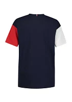 Boys 4-7 Color Blocked Logo Crest Graphic T-Shirt