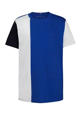 Boys 8-20 Honor Color Blocked Short Sleeve T-Shirt