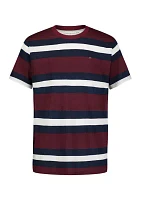 Boys 8-20 Rugby Stripe Short Sleeve T-Shirt