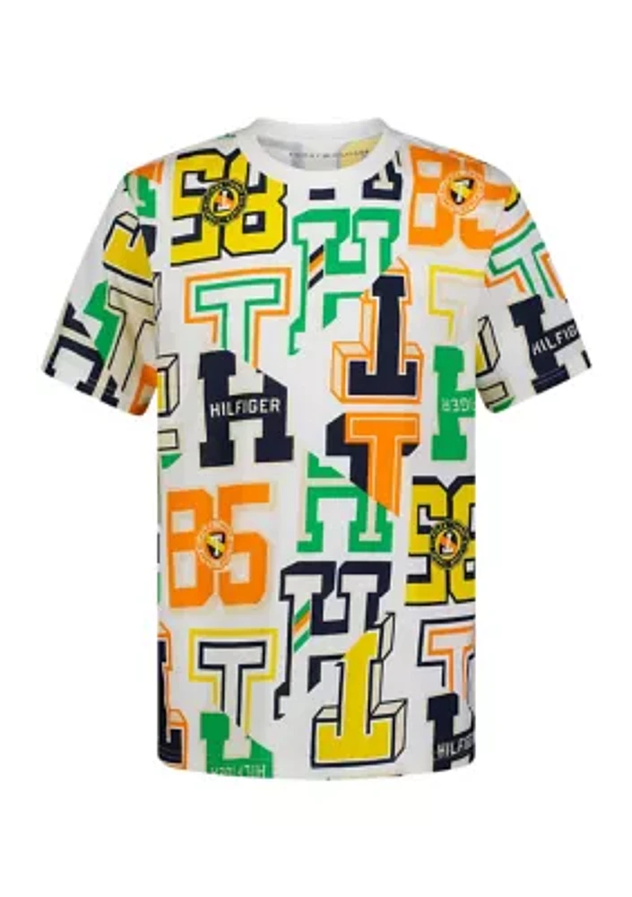 Boys - Varsity Letters Printed T-Shirt