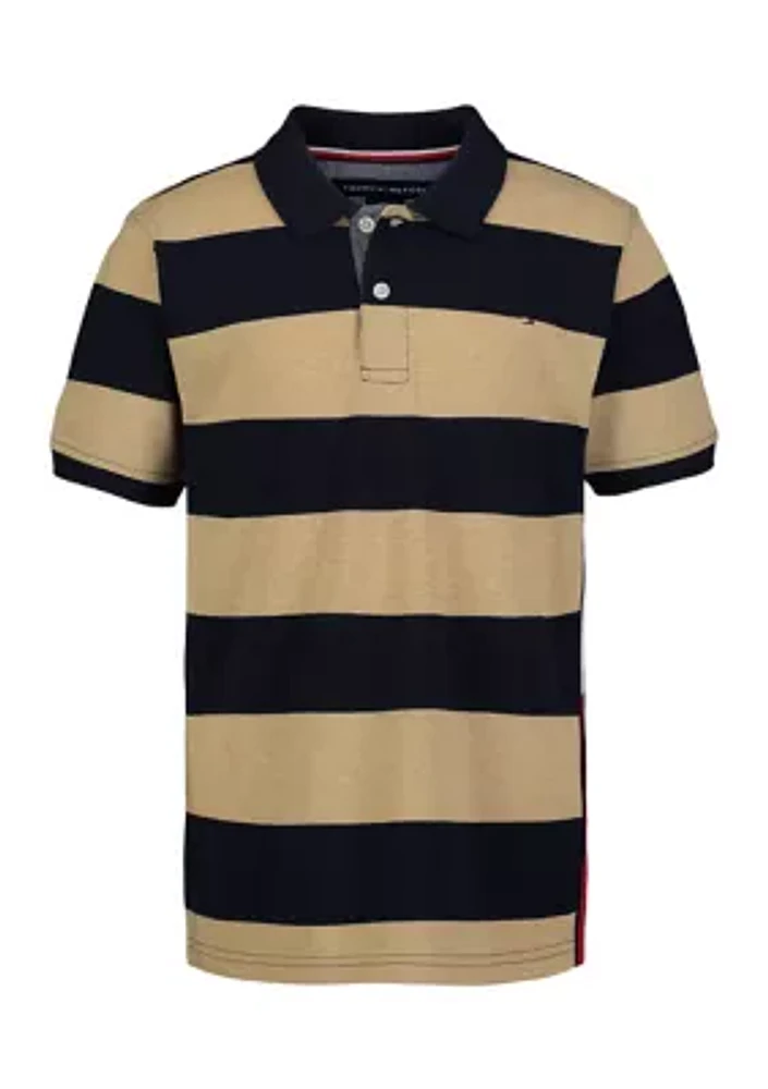 Boys 4-7 Striped Polo Shirt