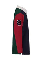 Boys 4-7 Color Blocked Rugby Shirt