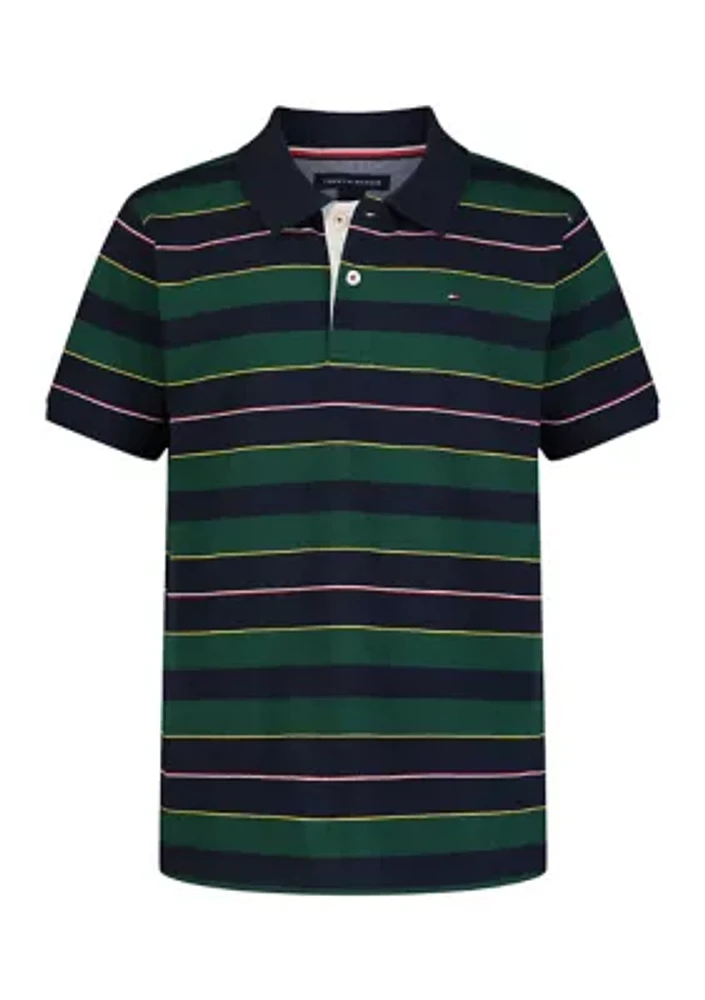 Boys 4-7 Striped Polo Shirt