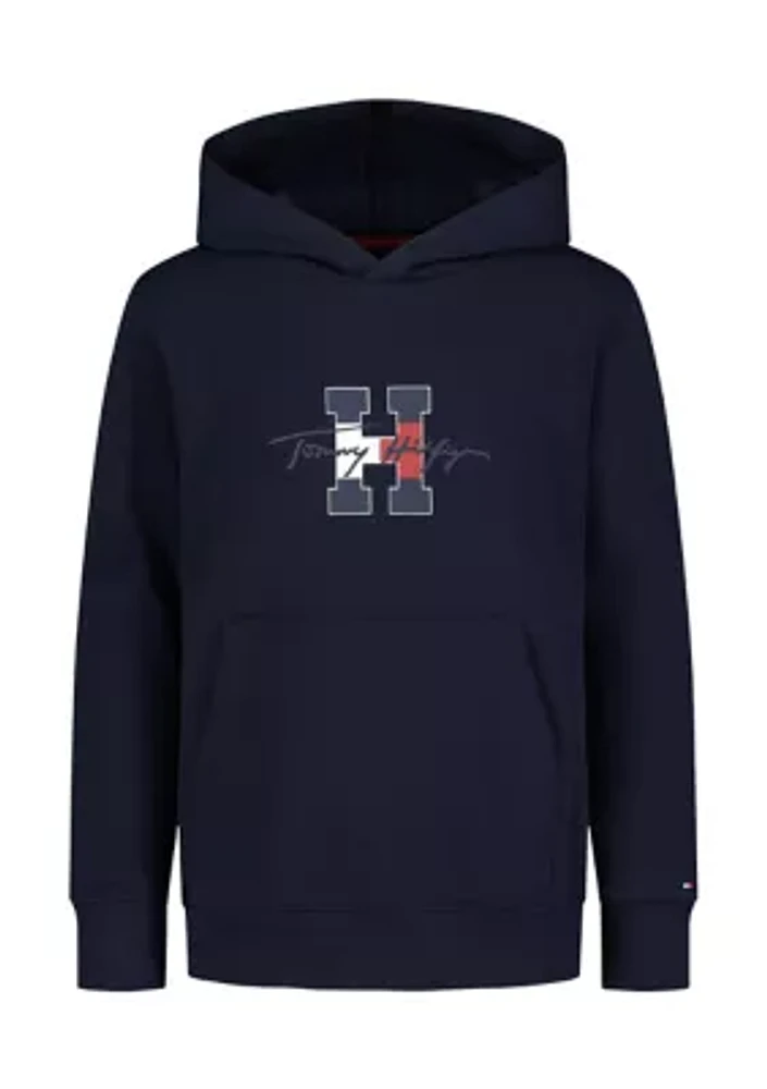 Boys 4-7 Script Pullover Hoodie