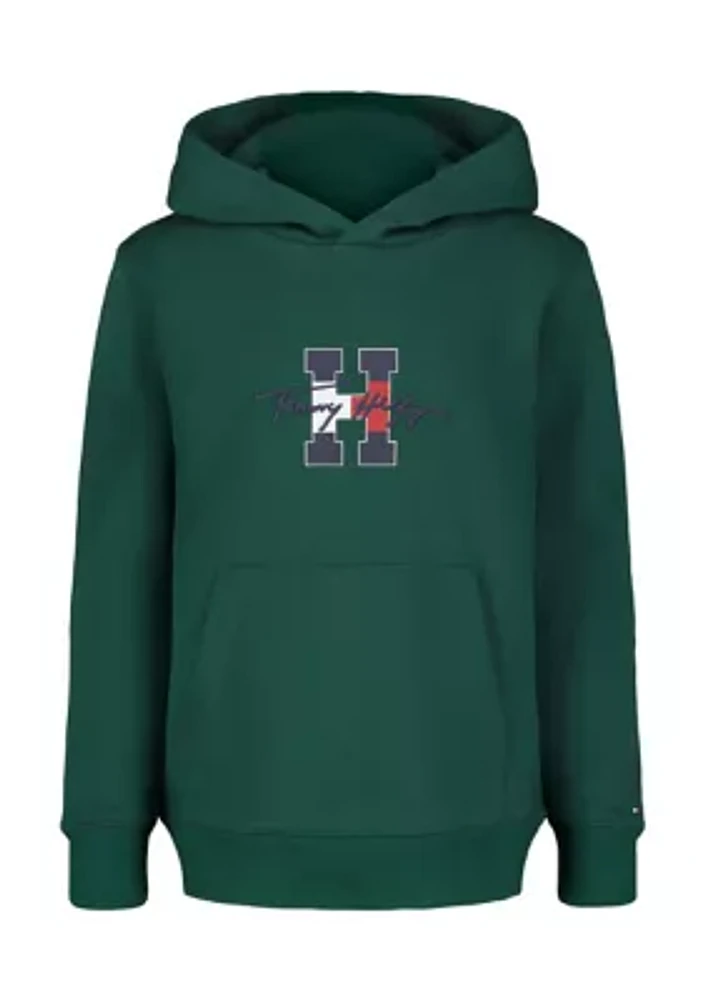 Boys 8-20 Script Pullover Hoodie