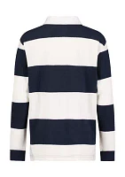 Boys 8-20 Bold Stripe Rugby Polo Shirt