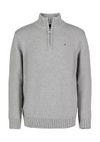 Boys 4-7 Quarter Zip Sweater