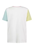 Boys 8-20 Pastel Lines Printed T-Shirt