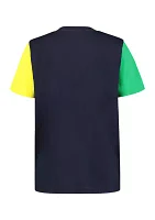 Boys - Flag Block Short Sleeve T-Shirt