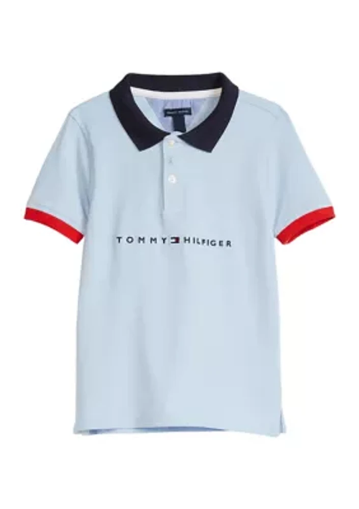 Boys 4-7 Short Sleeve Updated Tomas Polo Knit Shirt