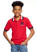 Boys 8-20 Script Logo Polo Shirt