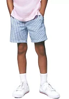 Boys 8-20 Seersucker Stripe Shorts