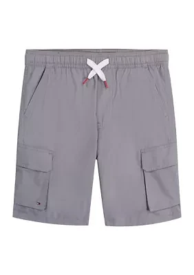 Boys - Solid Cargo Shorts