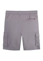 Boys - Solid Cargo Shorts