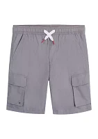 Boys - Solid Cargo Shorts