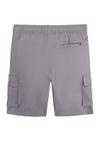 Boys - Solid Cargo Shorts