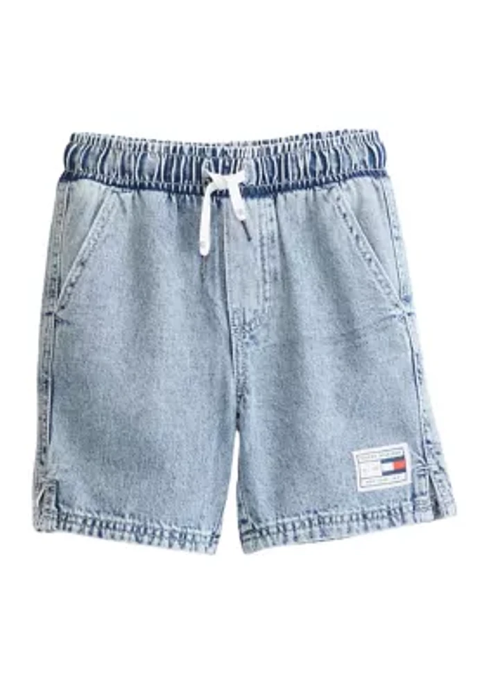 Boys 4-7 Sporty Denim Shorts