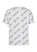 Boys 8-20 Angle Script Printed T-Shirt