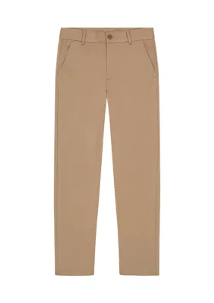 Boys 8-20 Flat Front Pants