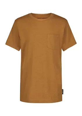 Boys 8-20 Slub Pocket Short Sleeve T-Shirt