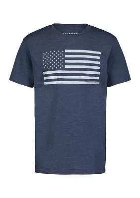 Boys 8-20 US Flag Graphic T-Shirt