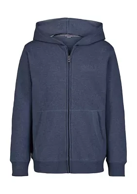 Boys 8-20 Vintage Zip Front Hoodie