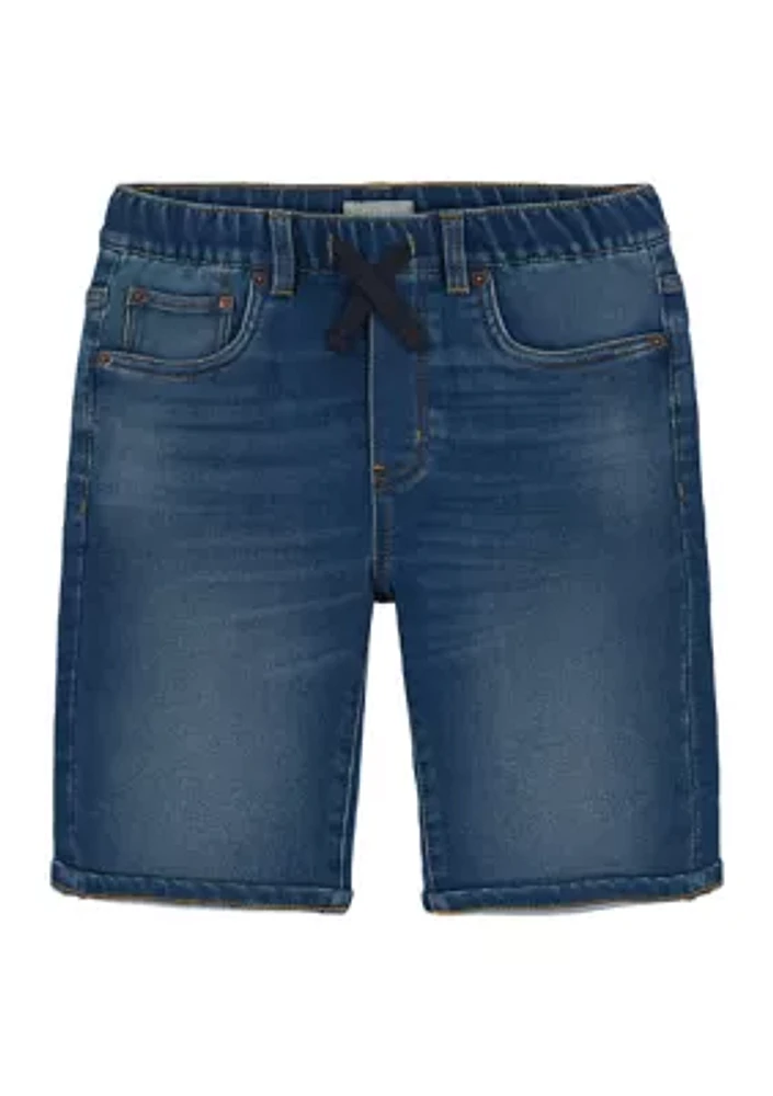 Boys 8-20 Knit Denim Shorts