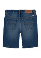 Boys 8-20 Knit Denim Shorts