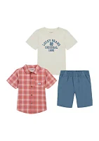 Boys 4-7 3-Piece Short Set