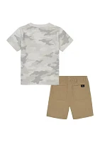 Boys 4-7 2-Piece  Graphic T-Shirt Set