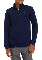 Boys 8-20 Quilted 1/4 Zip Pullover