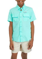 Boys 8-20 Short Sleeve Fishing Shirt