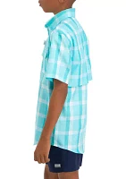 Boys 8-20 Printed Fishing Shirt