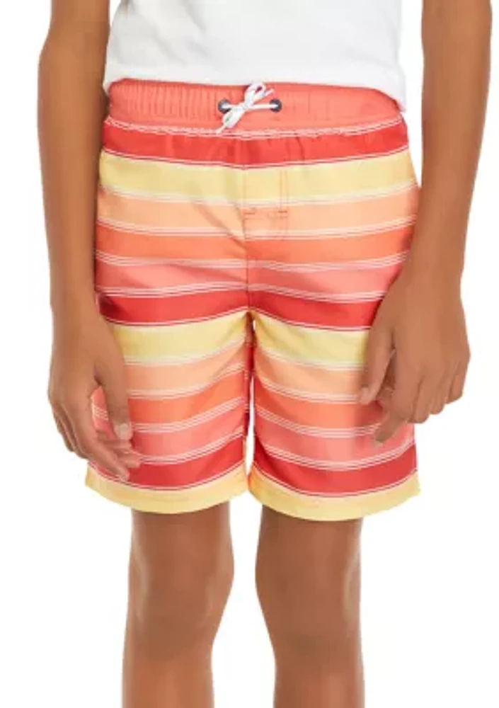 Boys 8-20 Printed Swim Trunks