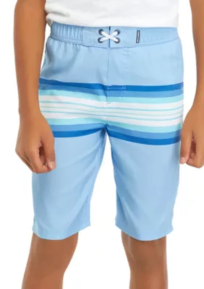 Boys 8-20 Printed Swim Trunks