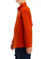 Long Sleeve Solid Fishing Shirt