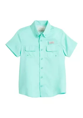 Boys 4-7 Short Sleeve Fishing Shirt