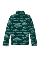 Boys - Printed Microfleece Jacket