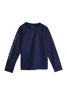 Boys 4-7 Long Sleeve Raglan Rashguard