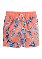 Boys 4-7 Printed Swim Trunks